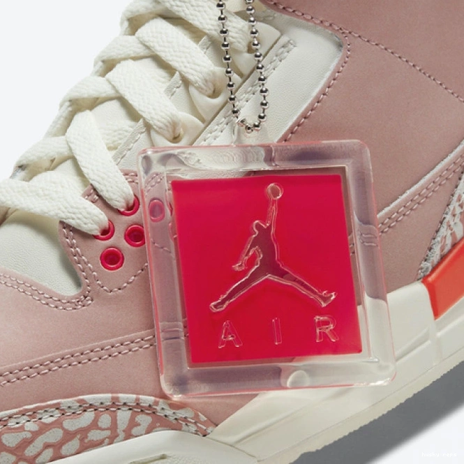 Cheap Husky CK9246-600 (W) Retro 3 Pink Jordan Rust 0709